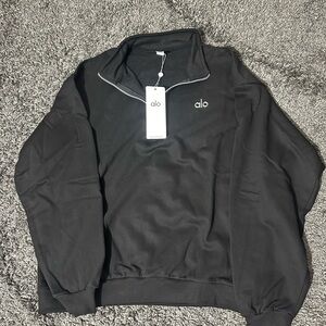 ALO Yoga Men's Black 1/4 Zip